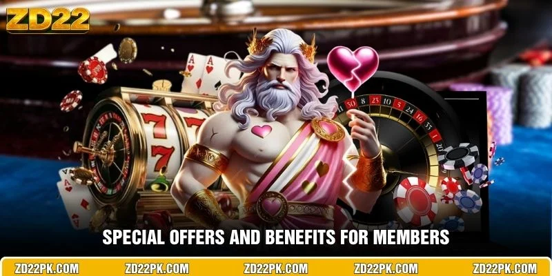 Special offers and benefits for members